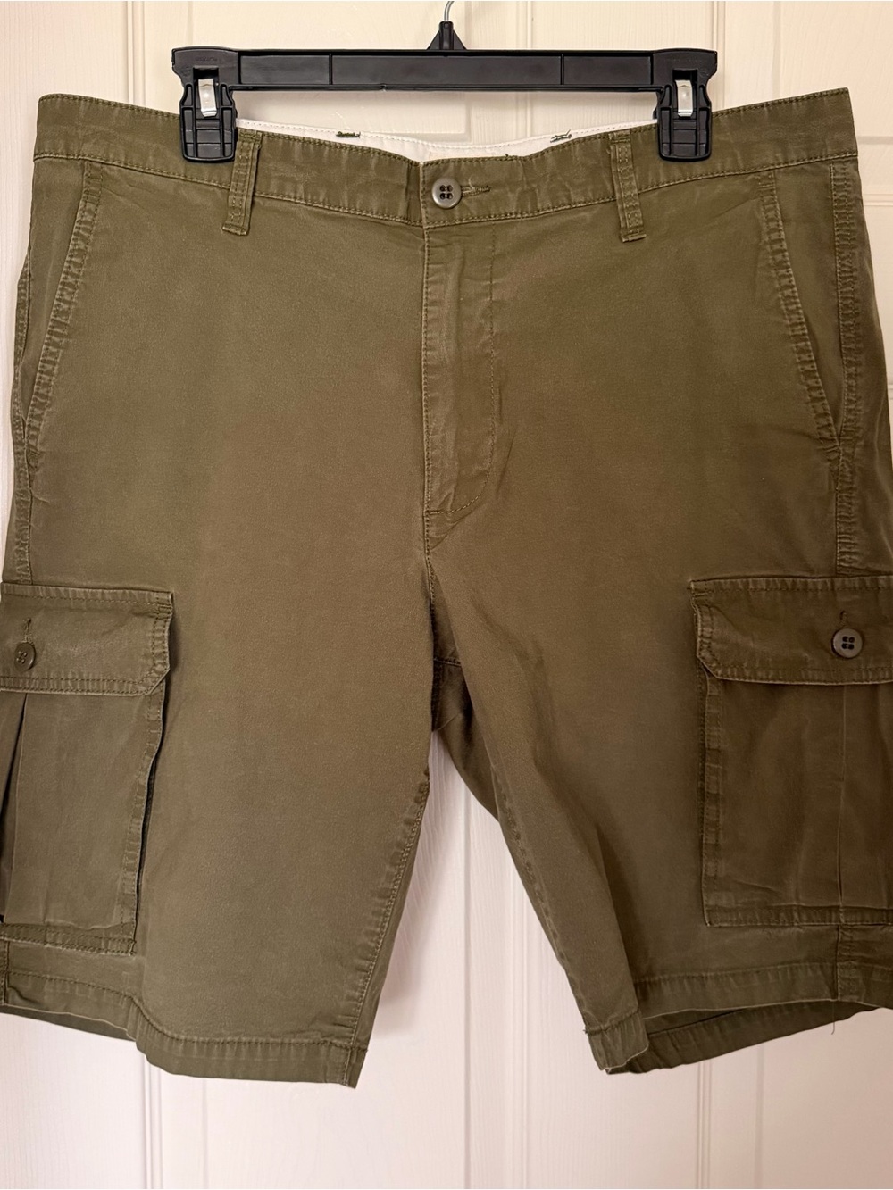 Dockers Levi Strauss &Co Men’s Rip stop Relaxed Fit Cargo Shorts W36  Army Green